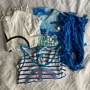 Justice top bundle with scarf